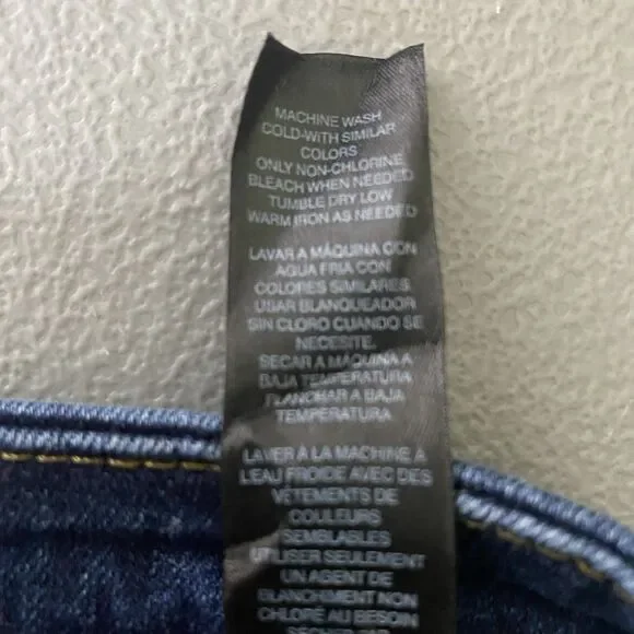 CHICOS So Lifting Cropped Jeans Slimming Stretch Denim Mid-Rise Women 0.5 6 Blue - Picture 8 of 8